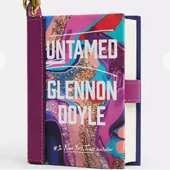 Coach Accessories - Coach Untamed By Glennon Doyle Book Bag Charm. Brass Multi. Style Number CFK44